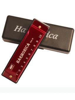 Губна гармоніка Overtone HAR10 Red Губна гармоніка Overtone HAR10 Red